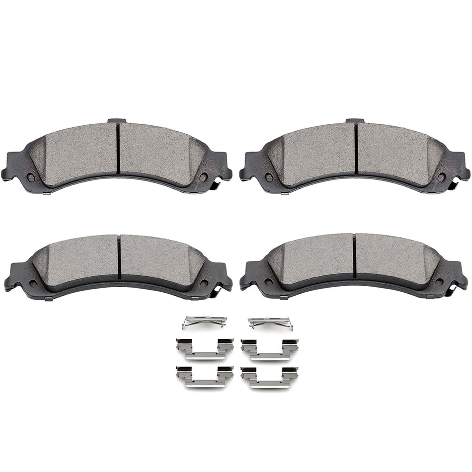 Rear Brake Ceramic Pads with Hardware