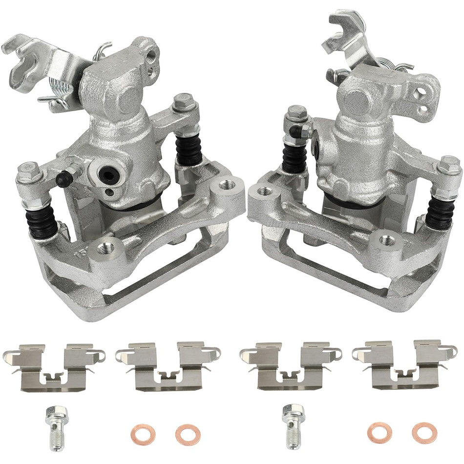 Rear Pair Brake Calipers For Ford Fusion Lincoln MKZ Mazda 6 Mercury Milan