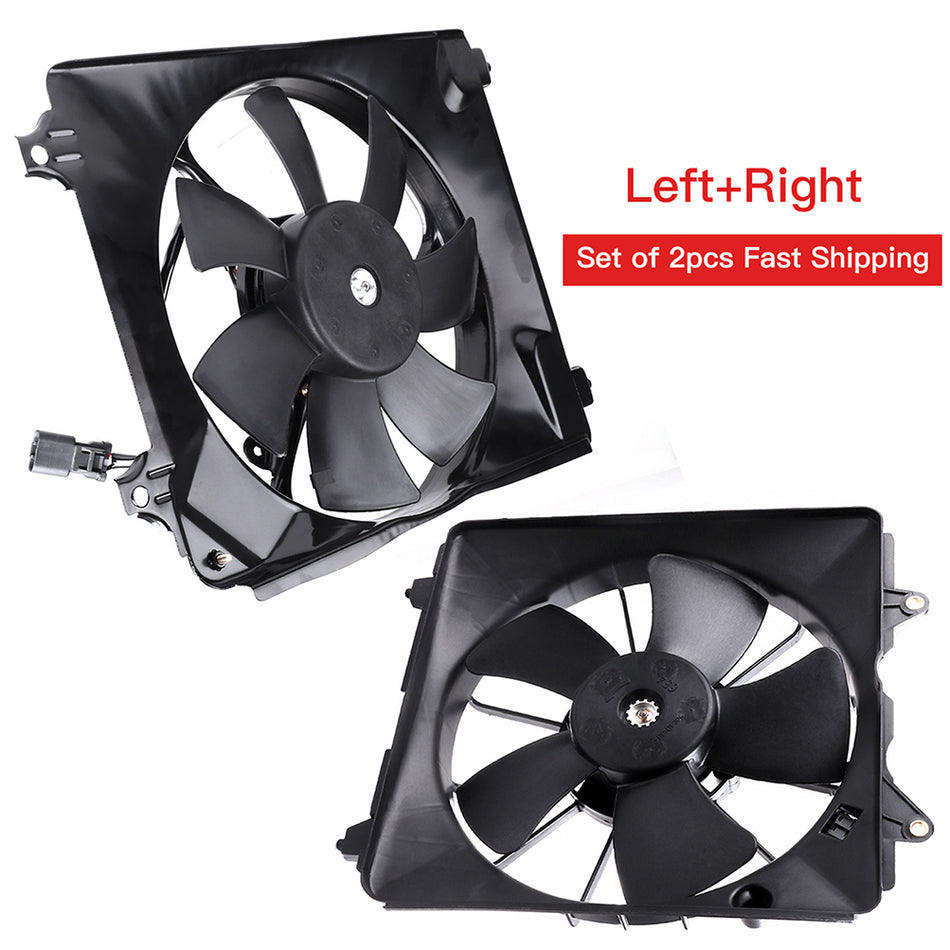Radiator Condenser Cooling Fan Assembly For 2006 2007 2008-2011 Honda Civic