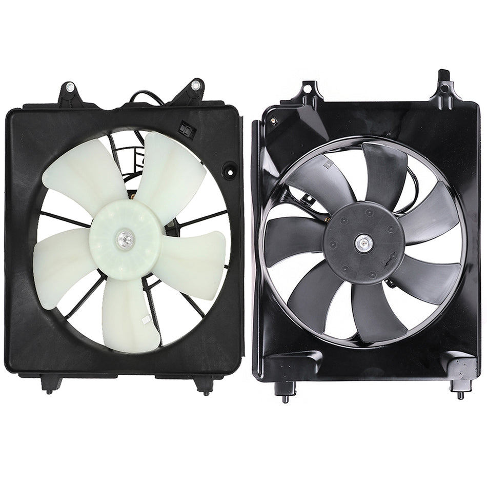 Dual Radiator Cooling Fans Assembly For 2006 -2011 Honda Civic