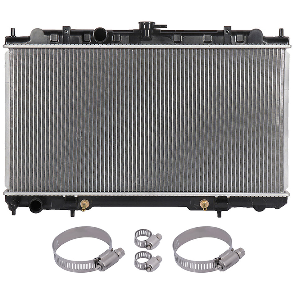 Radiator For 2002-2006 Nissan Sentra with Universal Oil Hose Clamps Kit