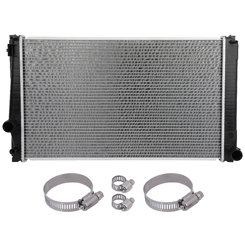Radiator For 2006-2015 Toyota RAV4 with Universal Oil Hose Clamps Kit CU2891