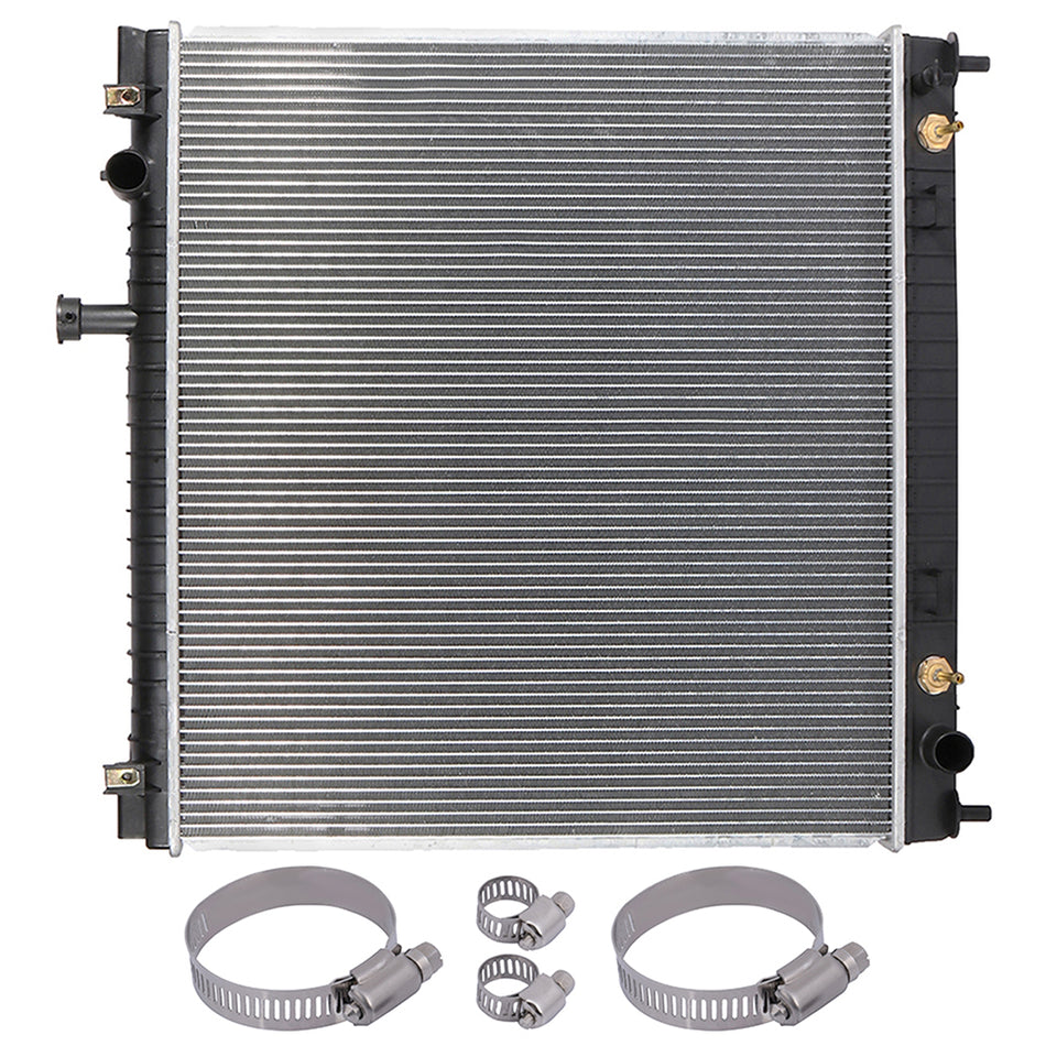 04-15 Nissan Titan 05-15 Nissan Armada Radiator With Oil Hose Clamps Kit