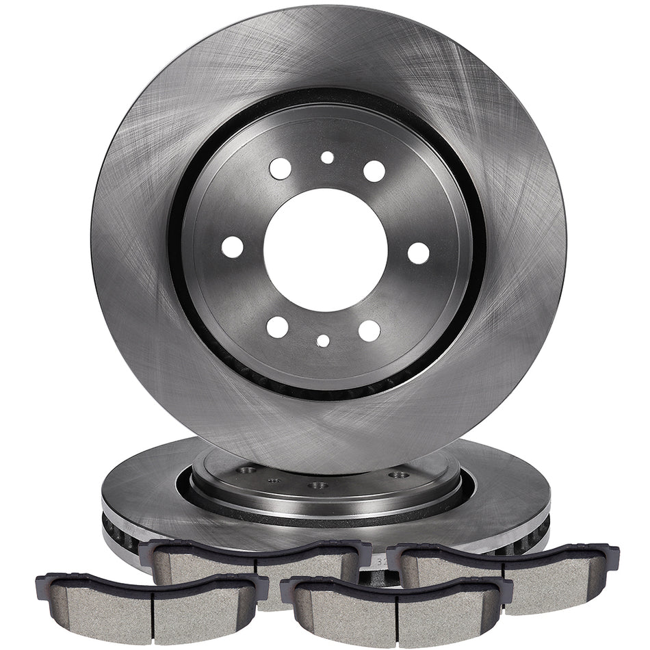 Brake Pads & Rotors For 2010-2018 Ford Expedition Ford F150 Front