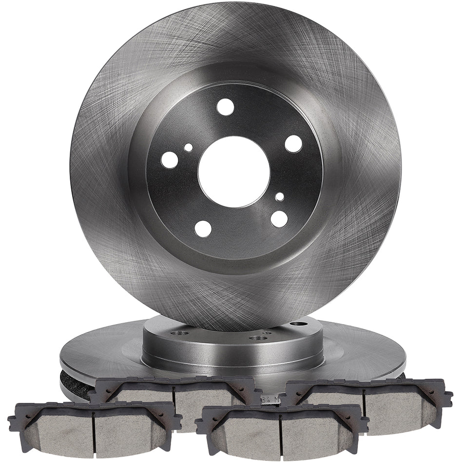 Front Brake Pads And Rotors 07-18 Lexus ES350 08-18 Toyota Avalon