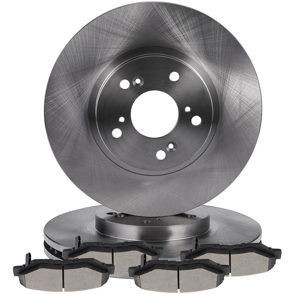 For 2003-2008 Honda Pilot Brake Pads And Rotors Front