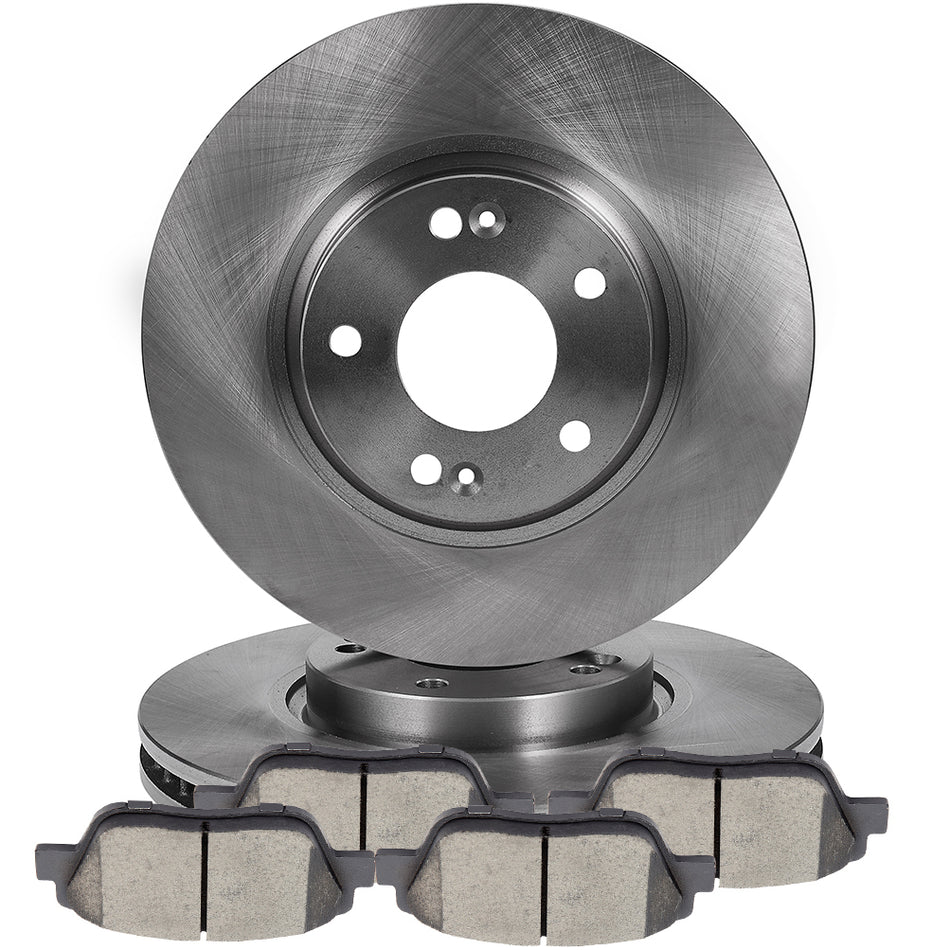 Brake Pads And Rotors Front For 11-15 Hyundai Sonata 11-16 Kia Optima