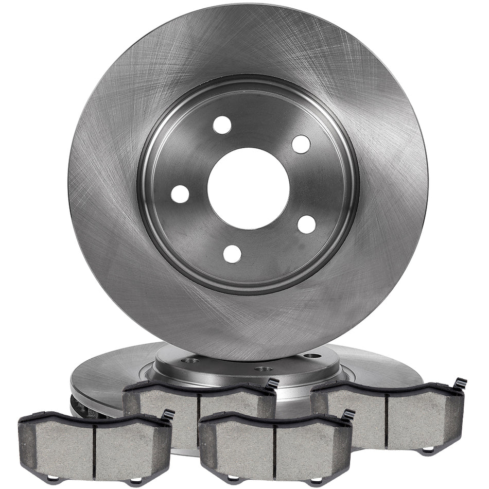 Front Brake Pads And Rotors For 07-08 Chevrolet Cobalt 09-10 Chevrolet HHR