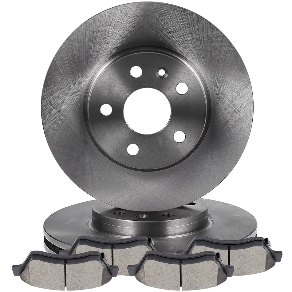 Front Brake Pads And Rotors For 11-15 Chevrolet Cruze 12-17 Chevrolet Sonic