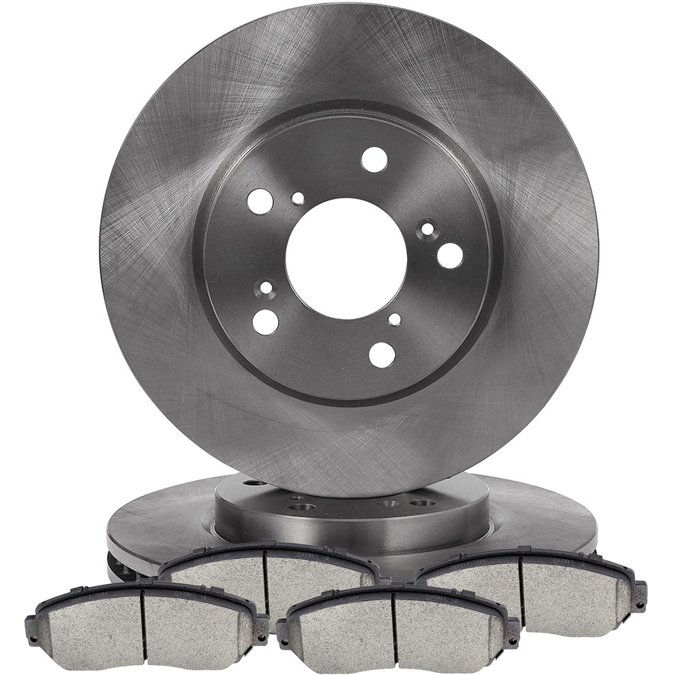 Brake Pads And Rotors 05-08 Chevrolet Cobalt 07-09 Saturn Aura Front