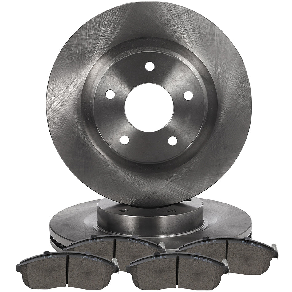 2007-2013 Nissan Altima Brake Pads And Rotors Front Ceramic