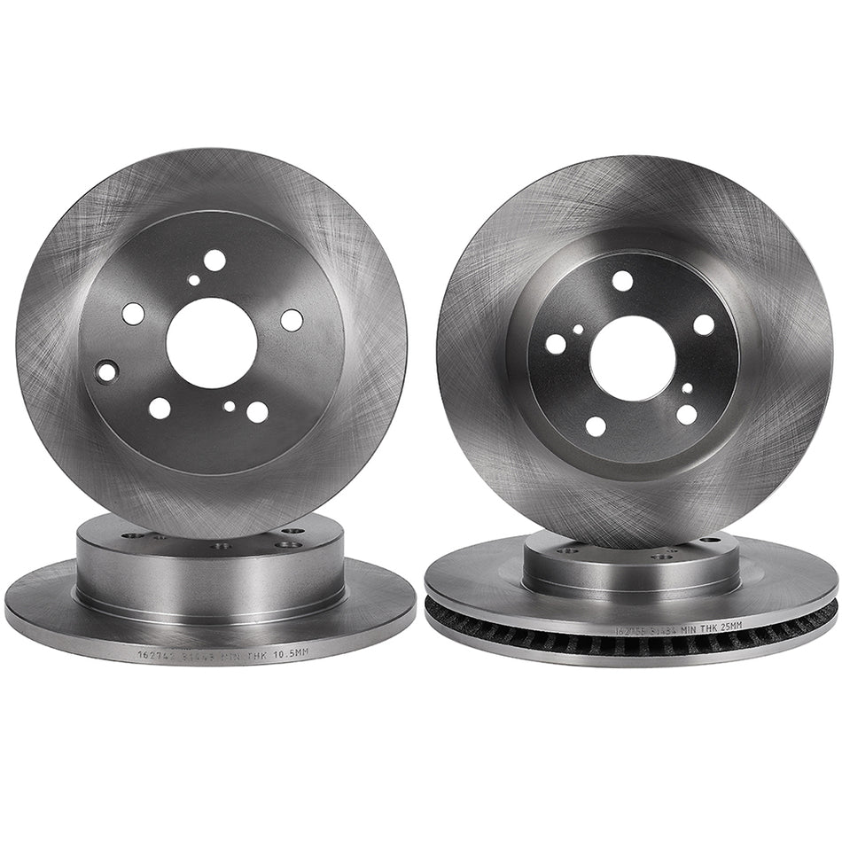 2006-2018 Toyota RAV4 Front And Rear 5 Lug Brake Discs Rotors