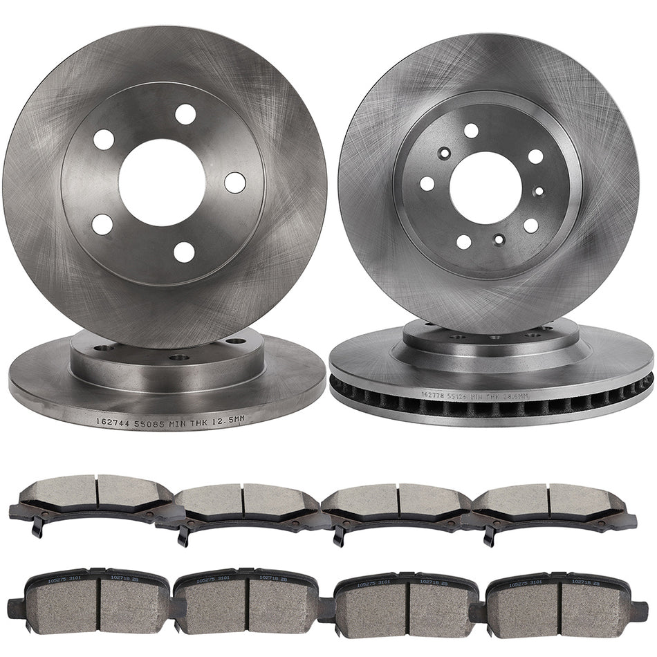 Ceramic Brake Pads & Rotors For 11-13 Chevrolet Impala 14-16 Chevrolet Impala Limited