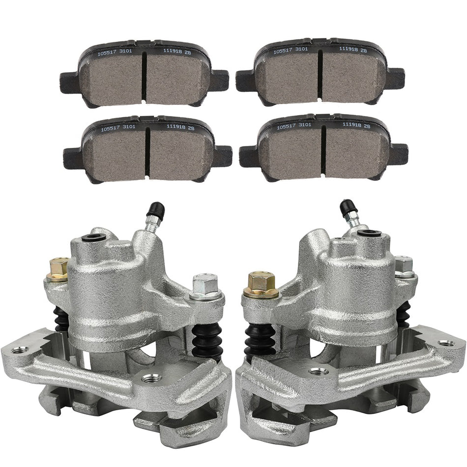 Rear Brake Calipers And Ceramic For Pads Toyota Avalon Solara 2005-2007