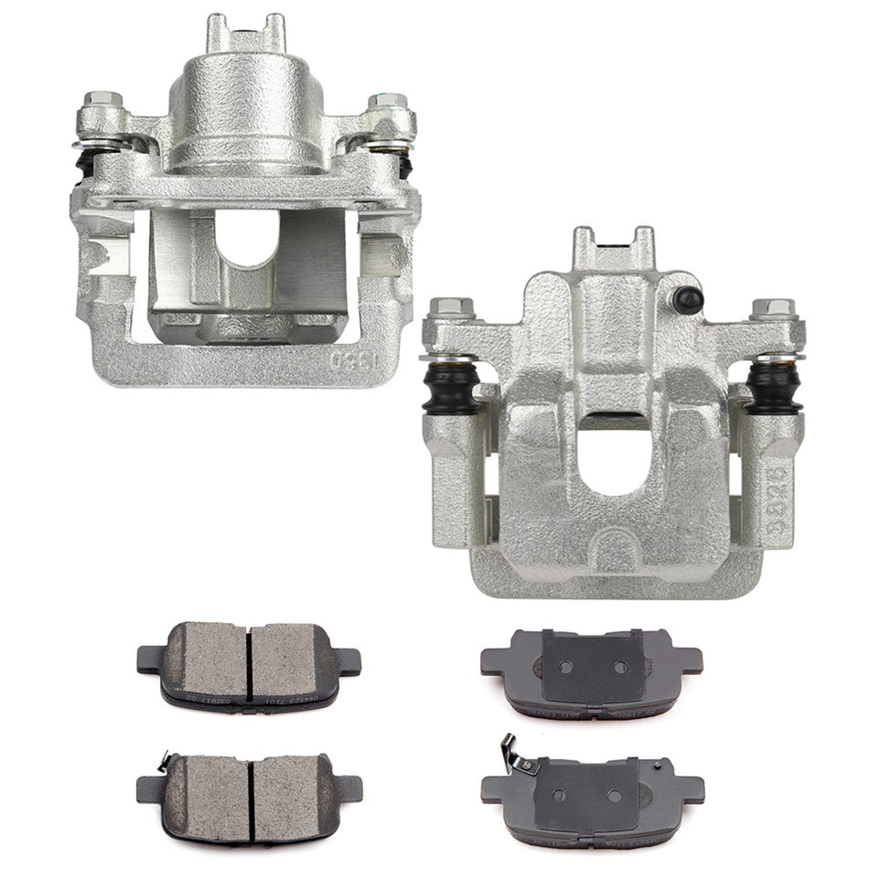 Rear Brake Calipers And Ceramic For Pads Honda Pilot 2003 2004 2005 07 08