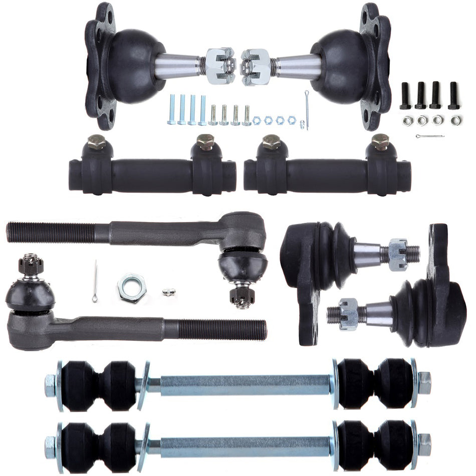 Ball Joints Steering Sway Bar Tie Rod For 93-95 Chevrolet K1500 GMC K1500