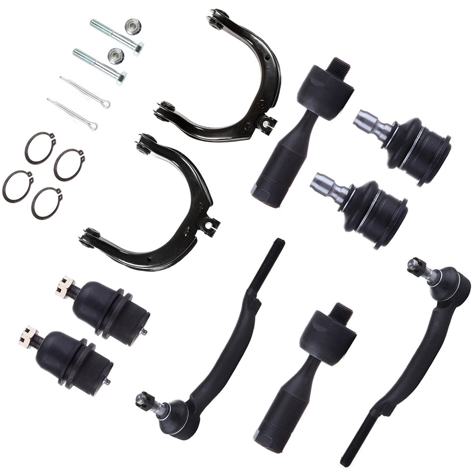 Front Control Arm And Ball Joint Tie Rod Fit For 2004-07 Chevrolet Trailblazer