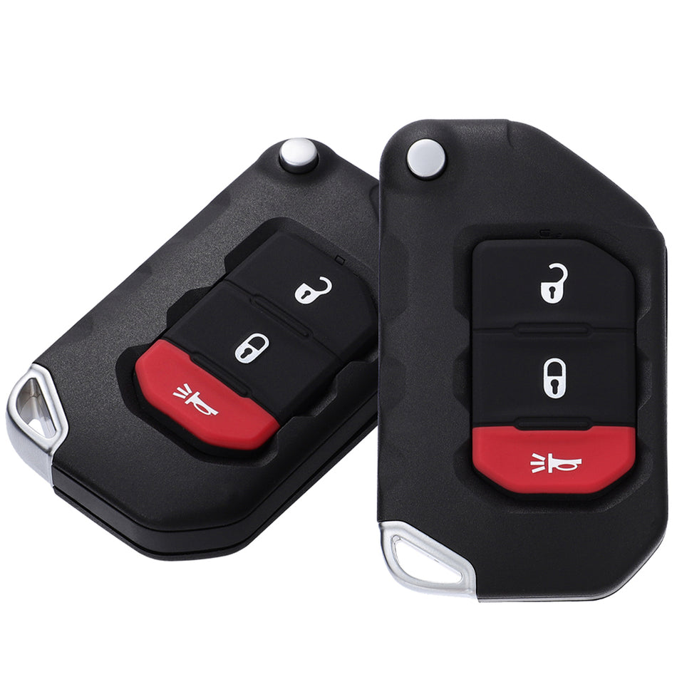 2018-2019 Jeep Wrangler Smart Remote Key Shell Fob