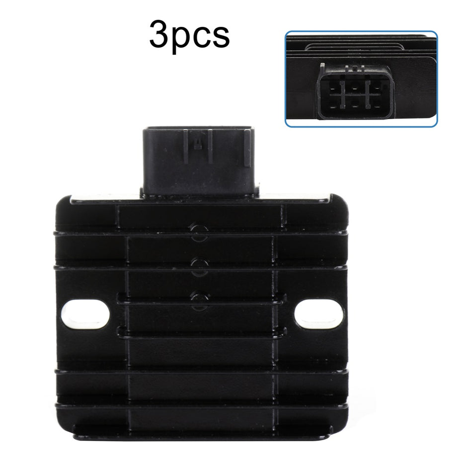 3Pcs 21066-0010 Regulator Rectifier For Kawasaki Mule 600 610 SX KAF400