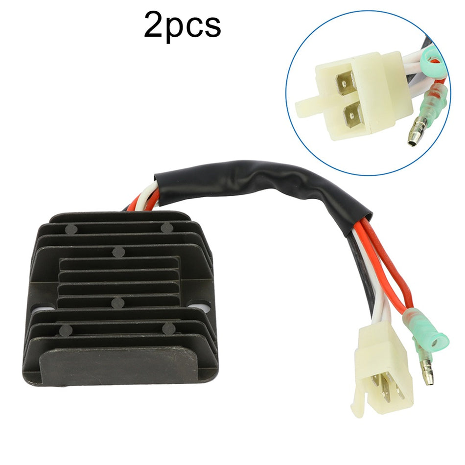 2Pcs Regulator Rectifier Fits YAMAHA TIMBERWOLF 250 YFB250 2WD 1995 1996