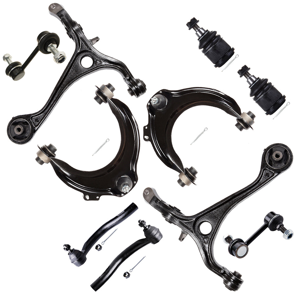 Front Control Arm And Ball Joints Tie Rod Suspension kit For 03-07 Honda Accord