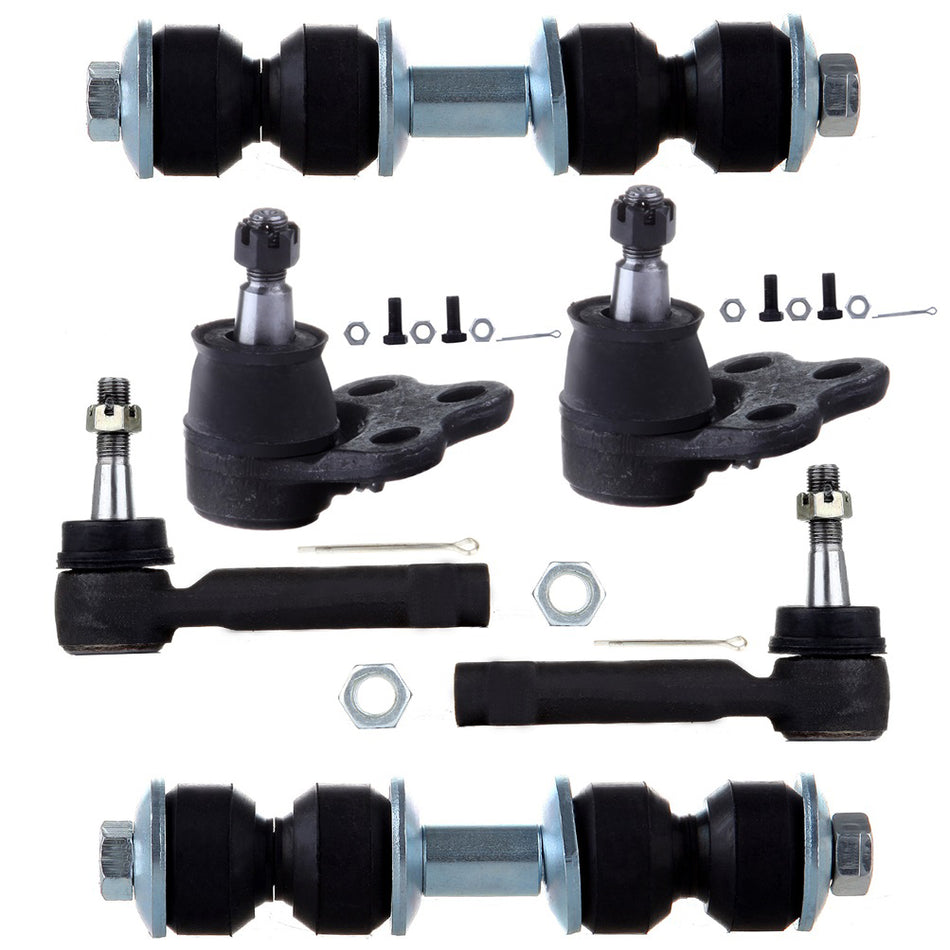 Ball Joints Sway Bar Tie Rod End For and Chevrolet 04-11 Impala 04-07 Monte Carlo 6Pcs