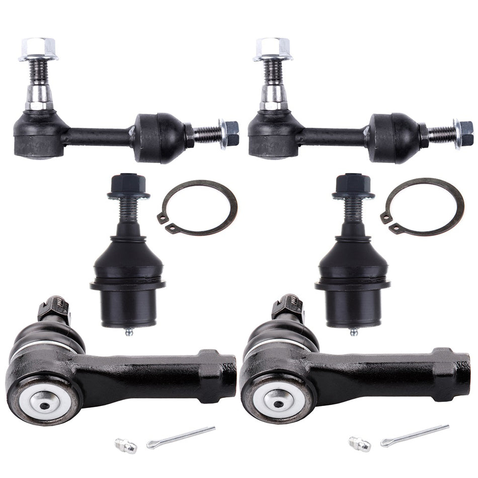 Front Lower Ball Joints Steering Sway Bar Tie Rod End For 2004-2005 Ford F-150