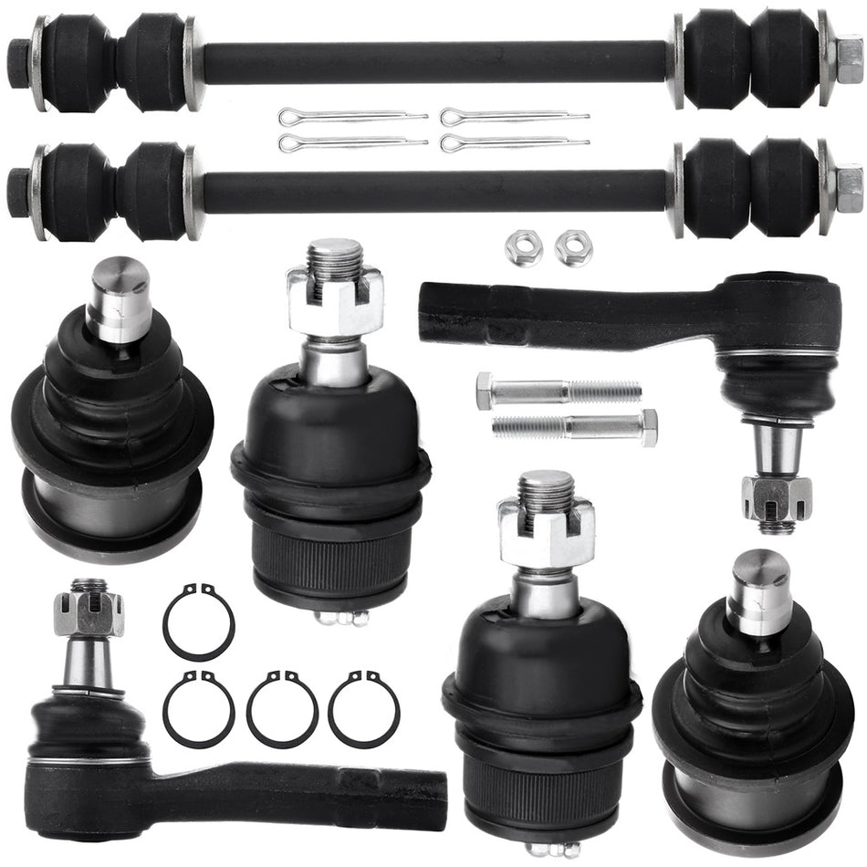 Front Ball Joints Steering Sway Bar Tie Rod End Set For 98-11 Ford Ranger 95-01 Ford Explorer 8Pcs