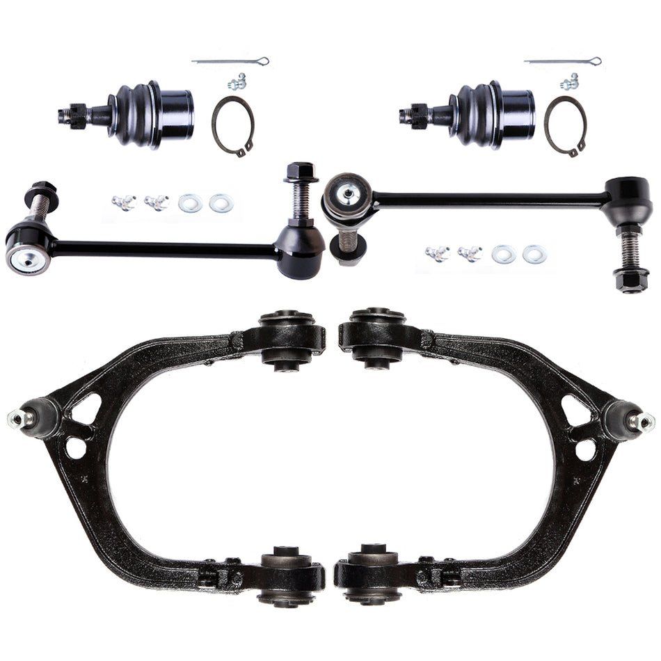 For 2005-17 Chrysler 300 Set Of 6 Front Control Arm And Ball Joint Sway Bar