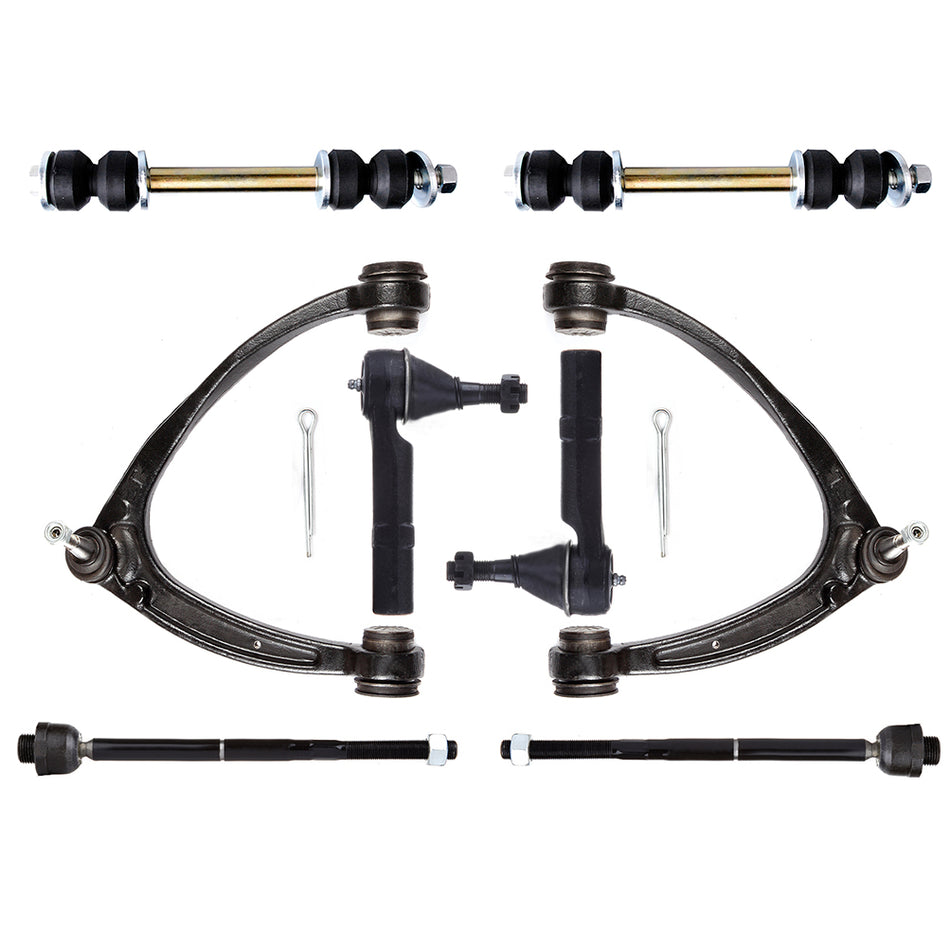 Front Upper Control Arm Tie Rod End Sway Bar For 07-13 Chevrolet Silverado 1500