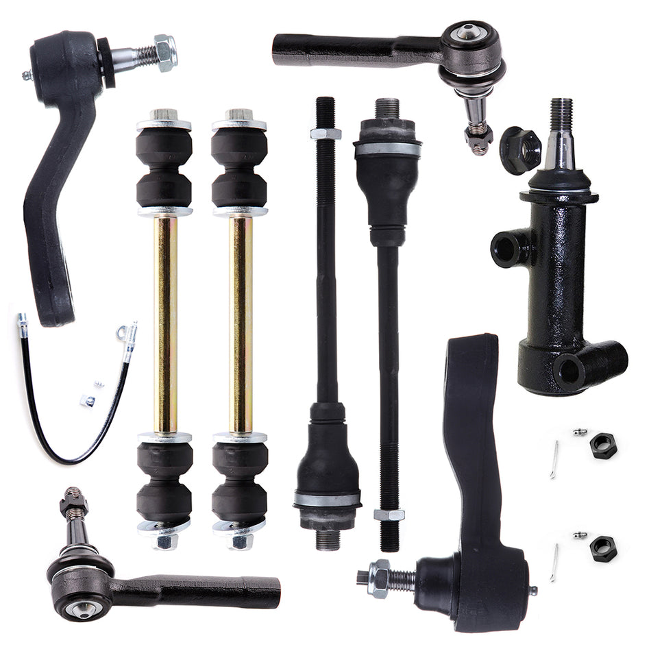 9Pcs Front Sway Bar Idler Arm Tie Rod Fits 1999-2000 Chevrolet Silverado 2500