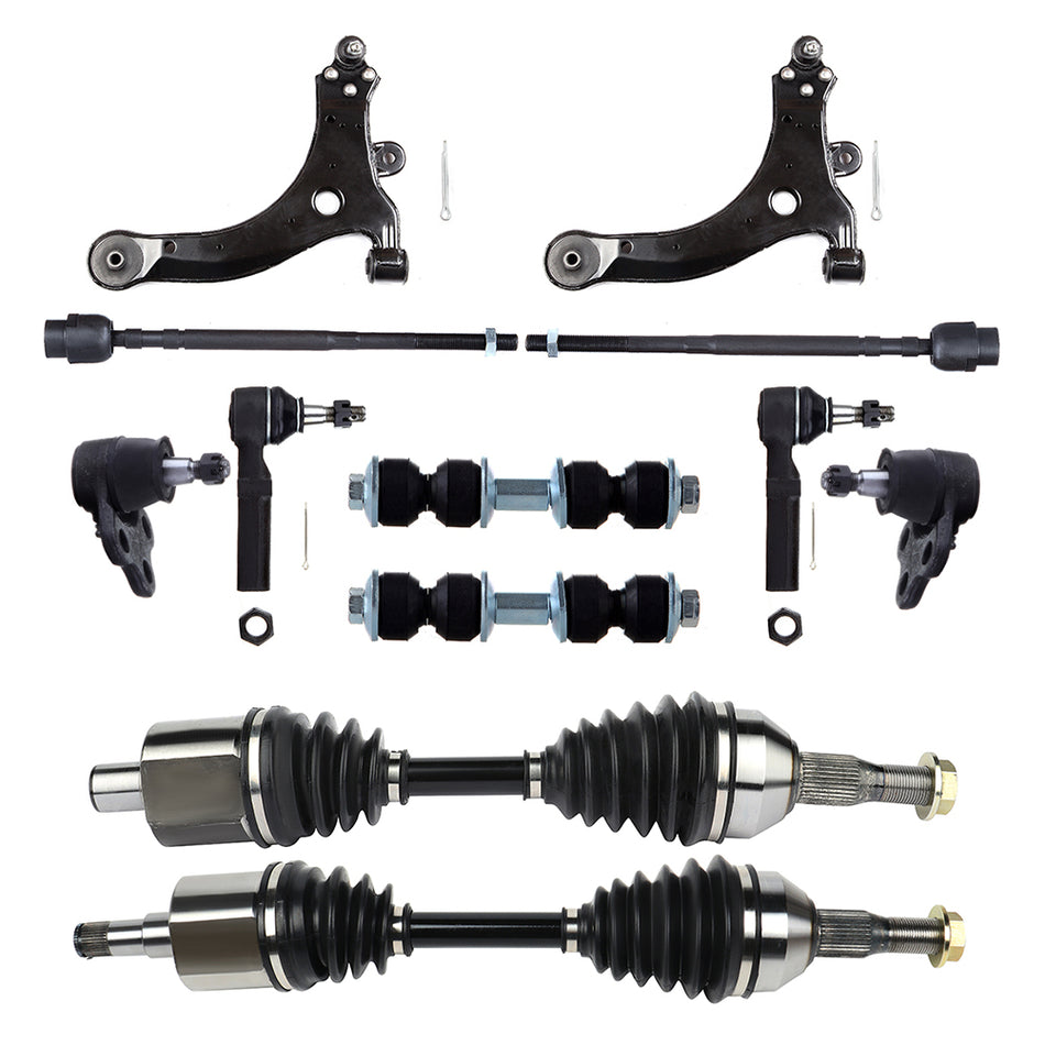 Front Control Arm Suspension and and and CV Axle Shaft For 2000-2004 Buick Century Regal