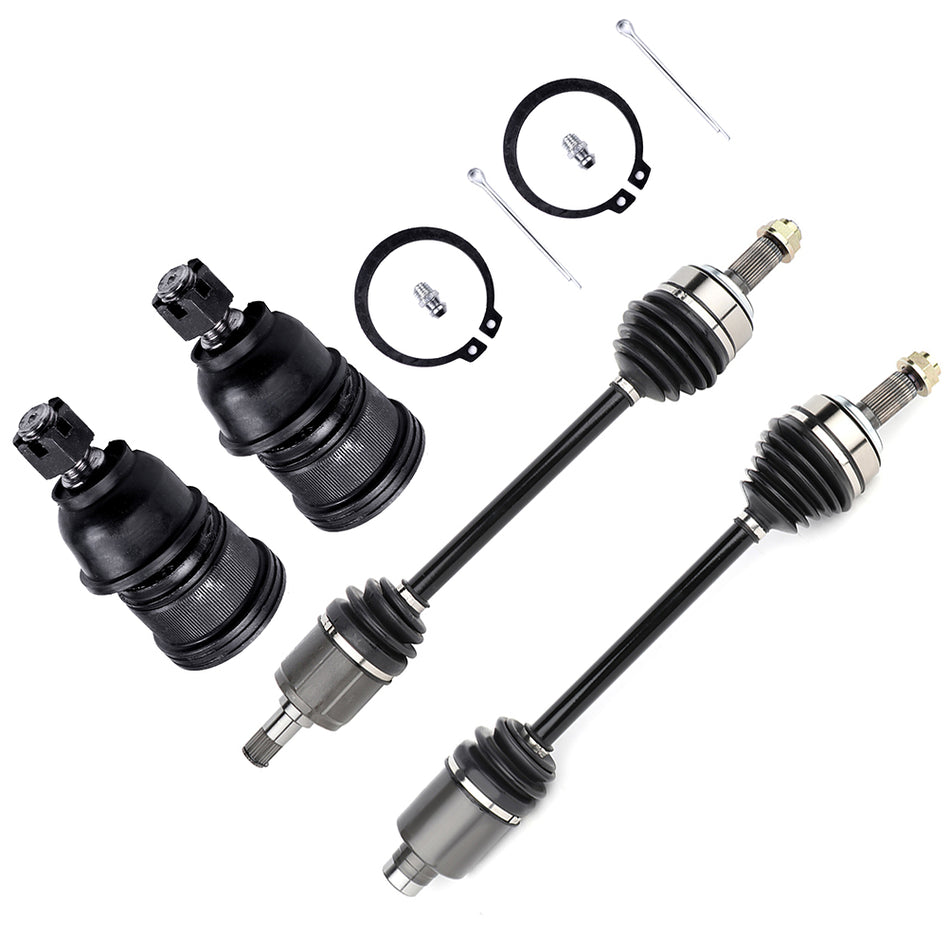 Front Lower Ball Joint with CV Axle Shaft For 2005-2006 Honda Odyssey 4pcs