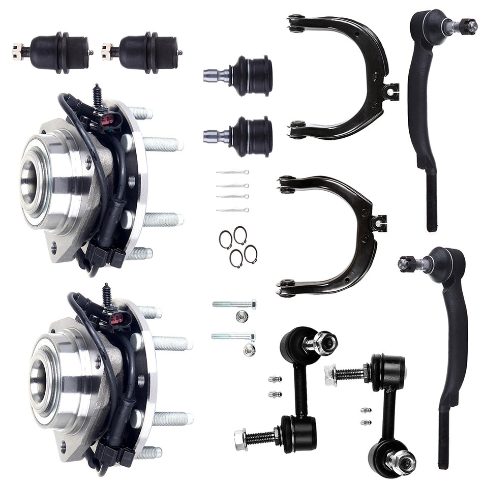 Front Upper Control Arm Suspension Wheel Hub Bearing For 02-03 Trailblazer Envoy