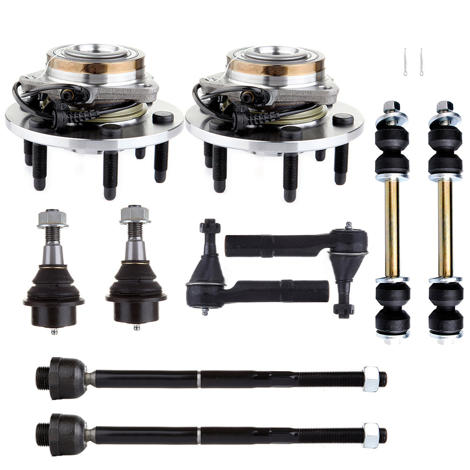 Tie Rod End Sway Bar Wheel Hub For 07-14 Cadillac Escalade Cadillac Escalade ESV