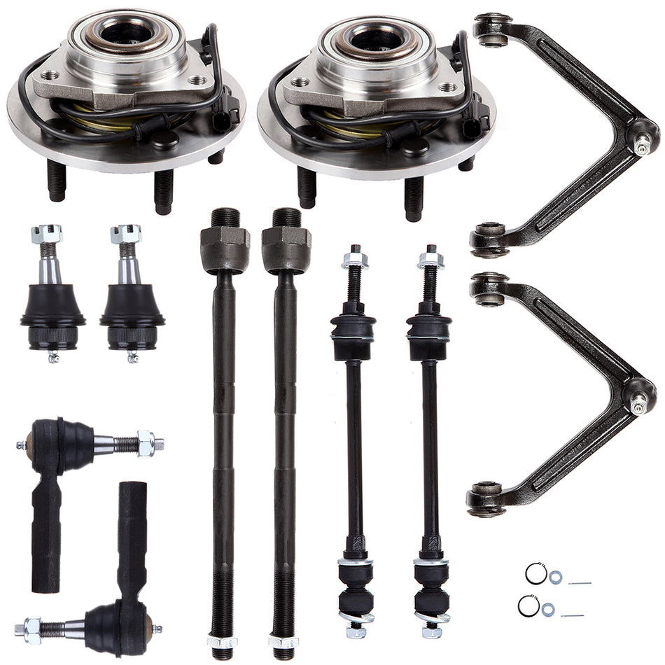 Front Upper Control Arm Suspension Wheel Hub Bearing For 2002-05 Dodge Ram 1500