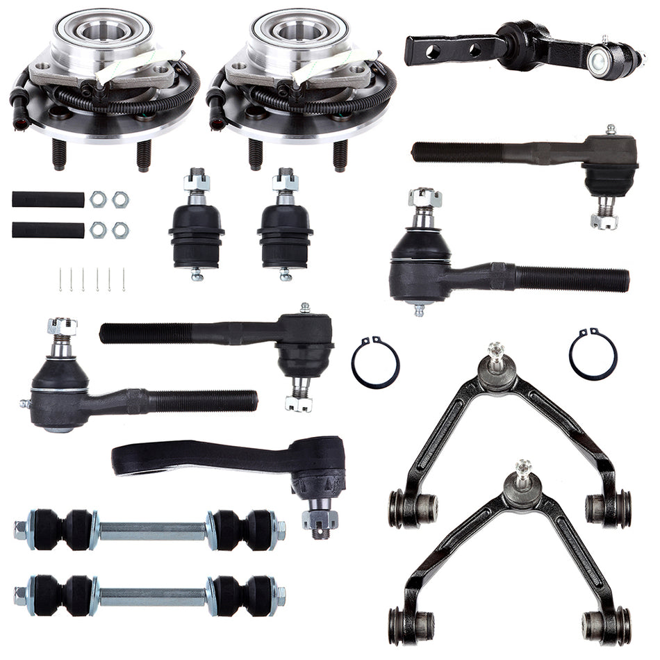 Front Upper Control Arm Suspension Wheel Hub Bearing For 2000 01 02 03 Ford F150