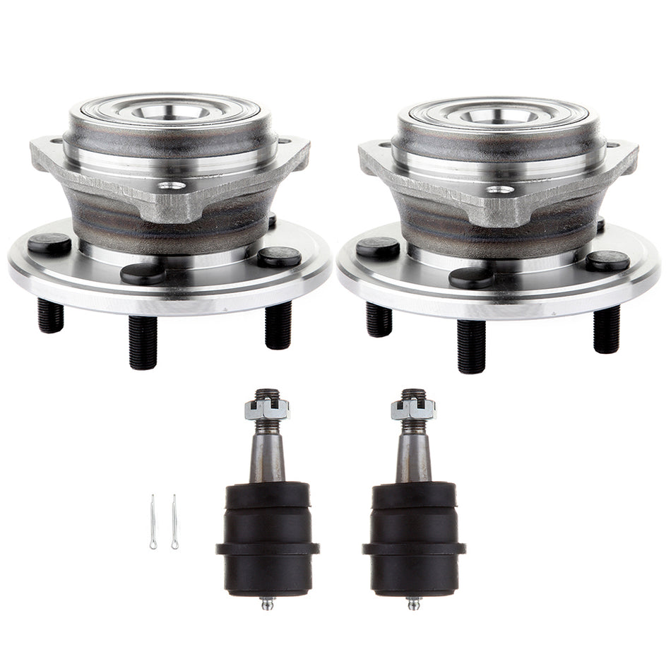 Front Lower Ball Joint with Wheel Hub Bearing For 1997-99 Jeep Cherokee Wrangler