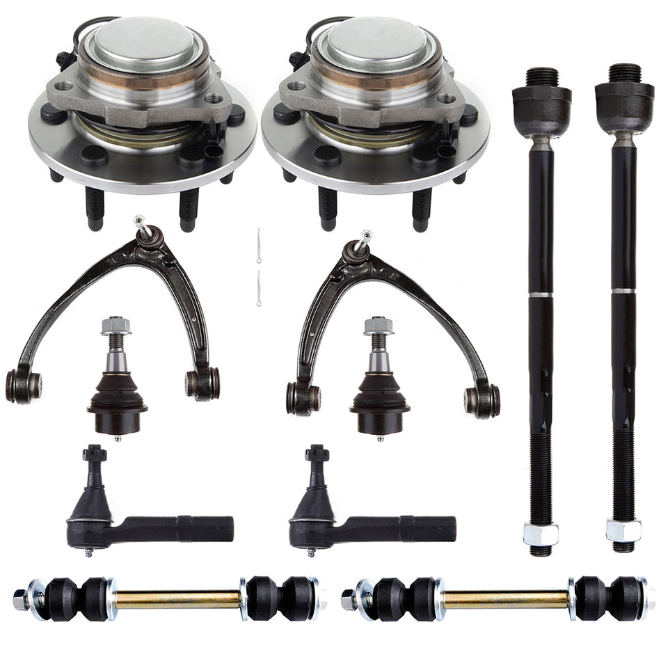 Front Upper Control Arm Suspension Wheel Hub Bearing For 09-14 Cadillac Escalade