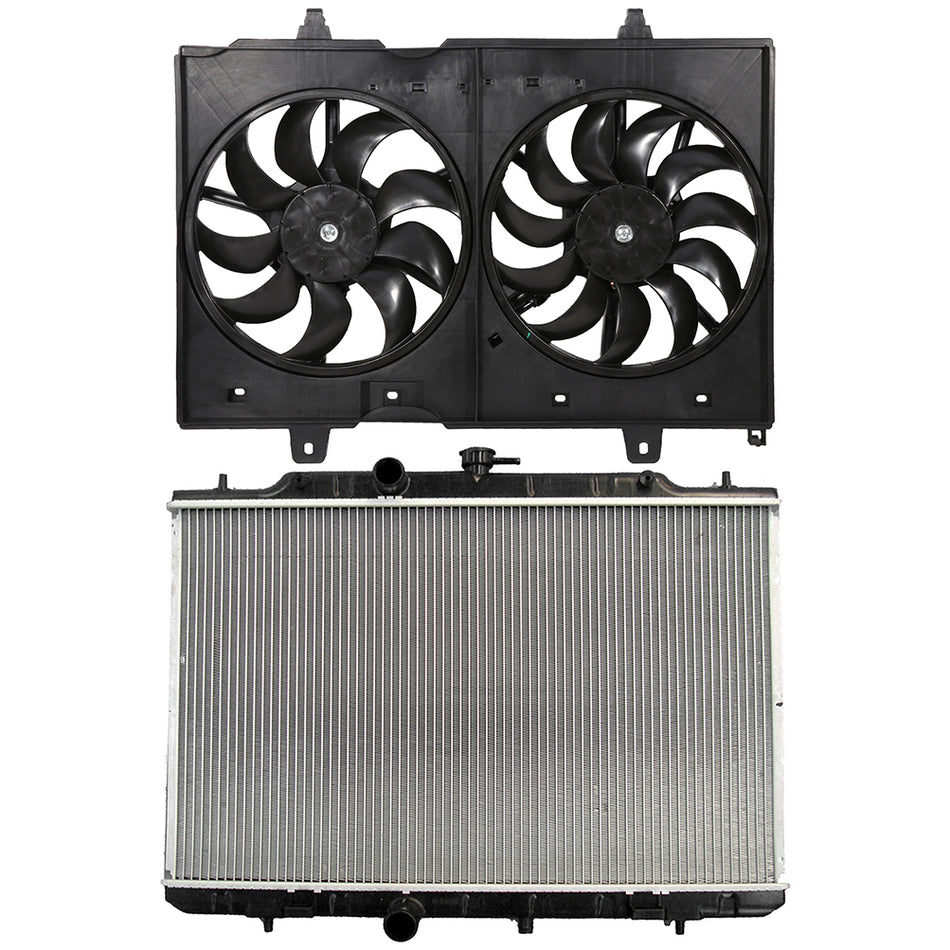 Electric Radiator Cooling Fan Kit For 2014-2015 Nissan Rogue Select