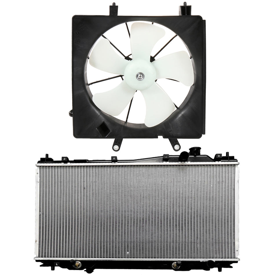 Electric Radiator Cooling Fan Kit For 2001 2002 2003 2004 2005 Honda Civic