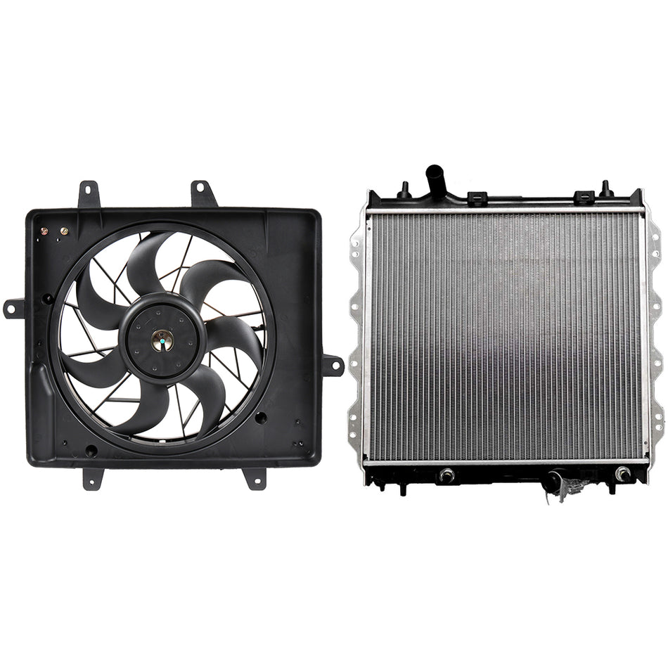 Electric Radiator Cooling Fan Kit For 2006 2007 2008-2010 Chrysler PT Cruiser