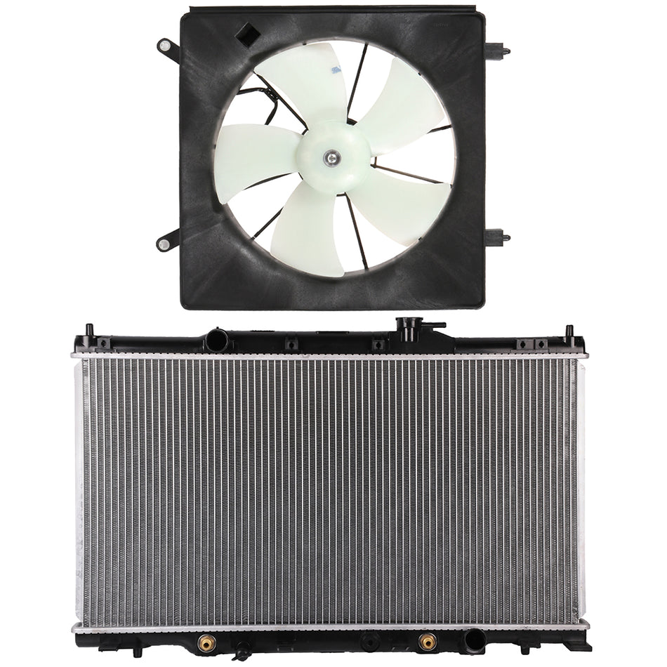 Electric Cooling Fan Radiator Kit For 02-06 Honda CR-V 03-06 Honda Element