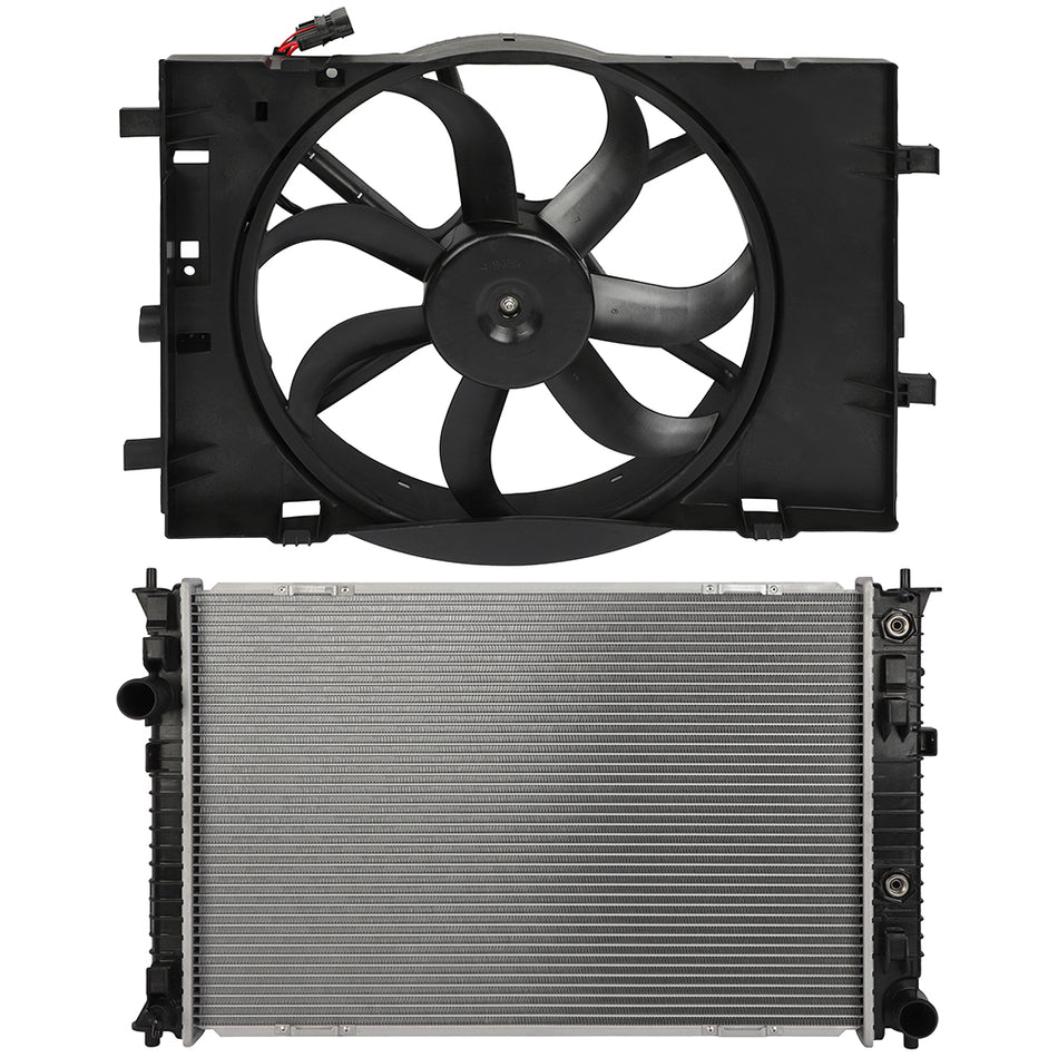 Radiator Cooling Fan Kit For 2006-2009 Ford Fusion 2006 Lincoln Zephyr