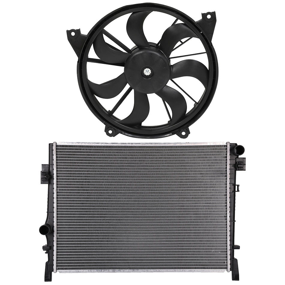 Electric Radiator Cooling Fan Kit For 2009 2010 2011 2012-2018 Dodge Journey