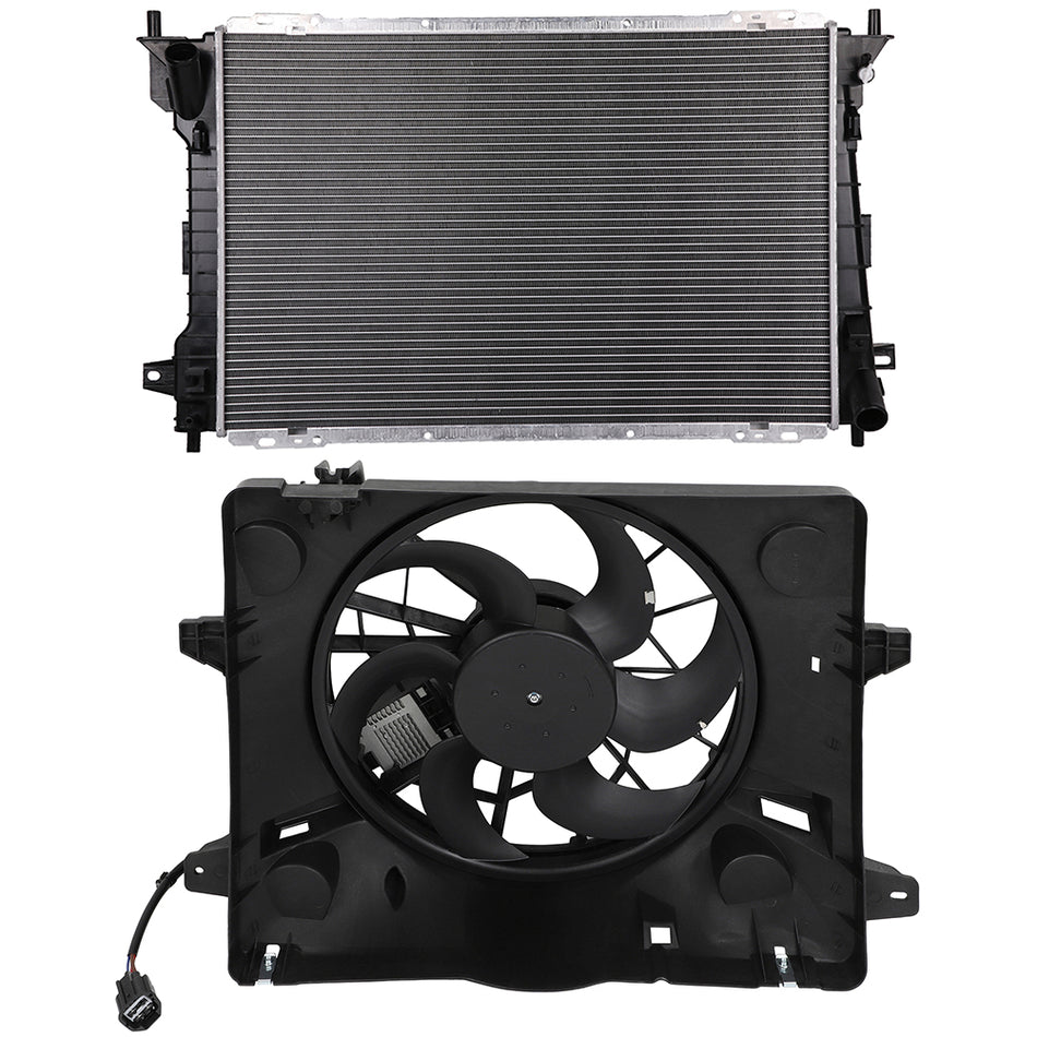 Electric Radiator Cooling Fan Kit For 2003-2004 Mercury Marauder