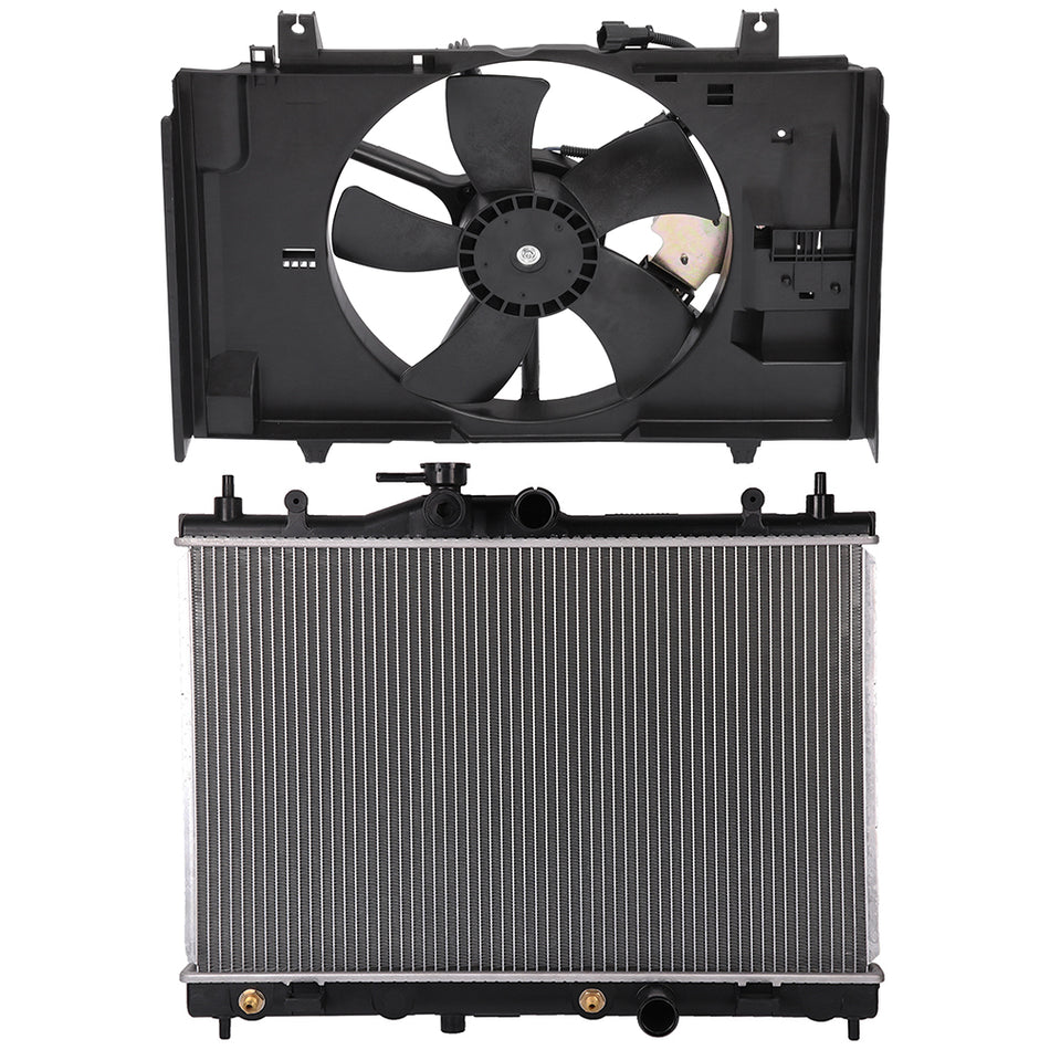 Electric Radiator Cooling Fan Kit For 2007 2008 2009 2010-2012 Nissan Versa