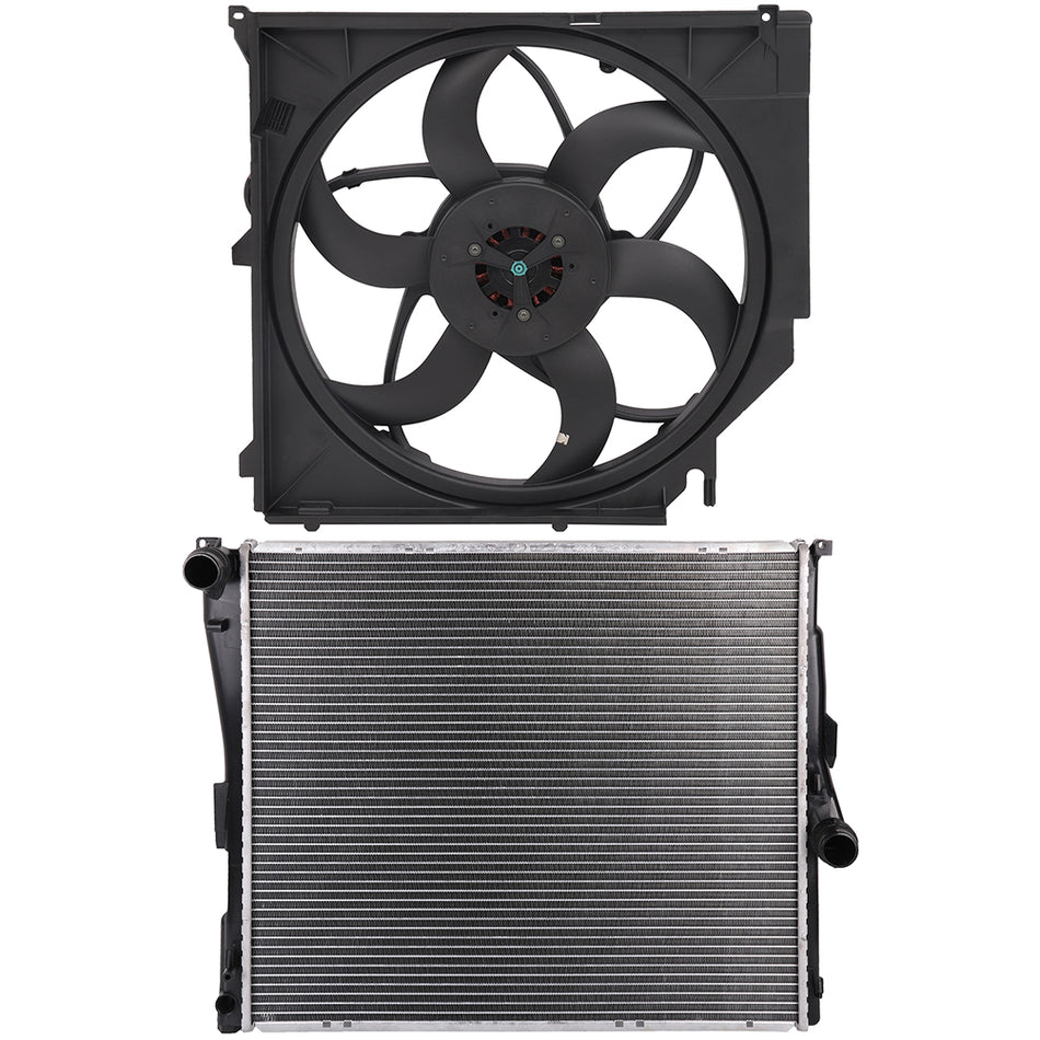 Electric Radiator Cooling Fan Kit For 2004-2006 BMW X3