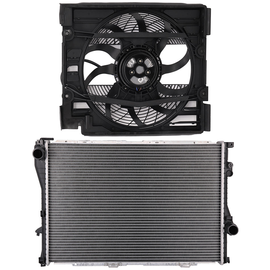Radiator Cooling Fan Kit For 00-03 BMW M5 99-03 BMW 540i