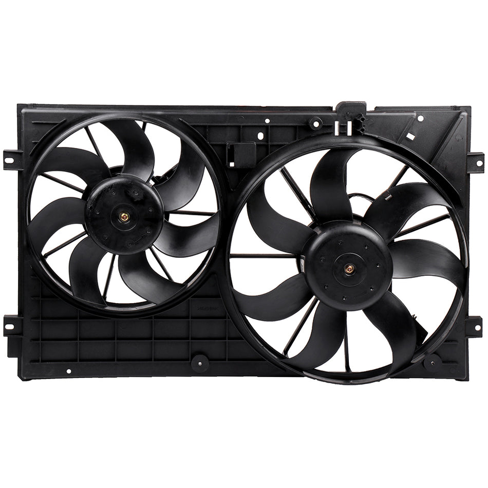 Electric AC Condenser Cooling Fan Kit 06-13 Audi A3 2.0L 05-10 Volkswagen Jetta 1.8L/1.9L/2.0L
